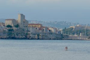 paddleboarding in Antibes