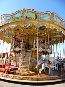 St Tropez’s carousel is the stuff of fairytales.