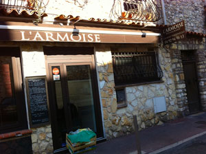Fresh from the market, produce arrives every morning on the doorstep of this favourite Antibes restaurant.