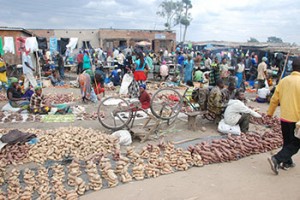 In this market outside Lilongwe, business thrives...