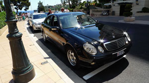 Even the taxis are Mercedes. Photo: Steve Muntz